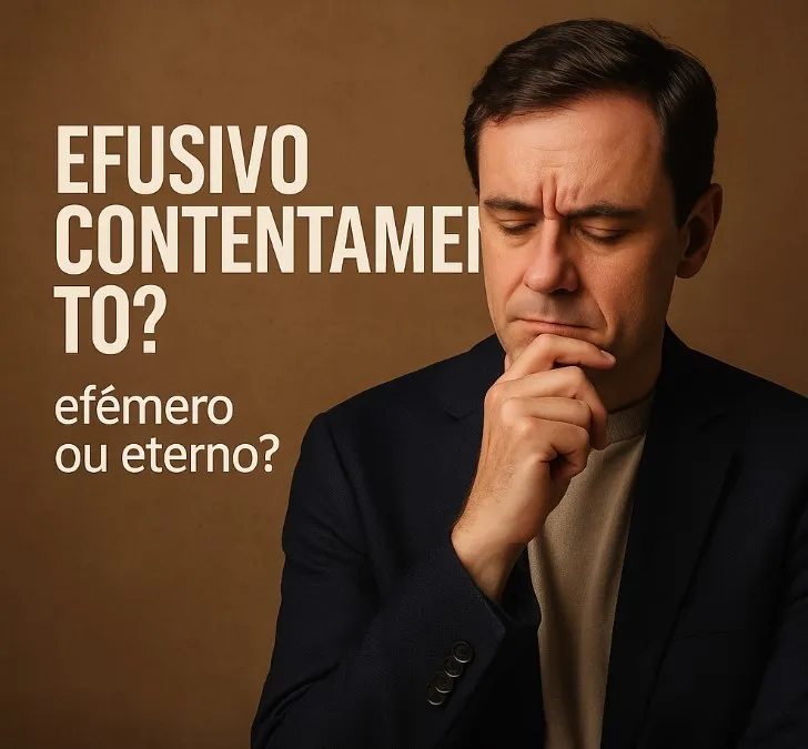 Efusivo contentamento?