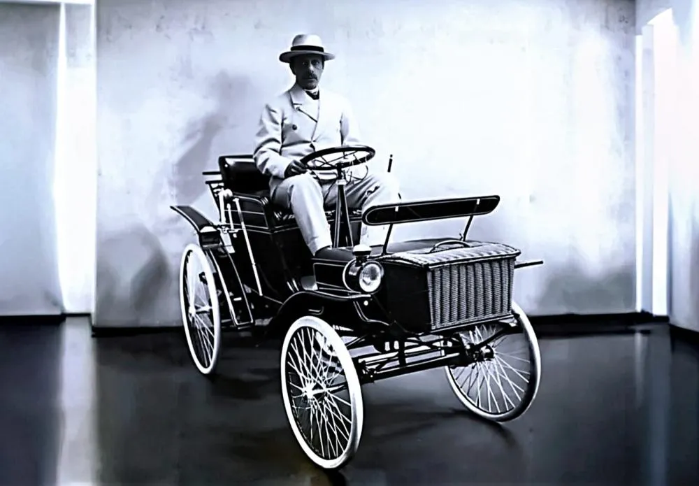 Santos Dumont pioneiro do automóvel no Brasil já em 1891