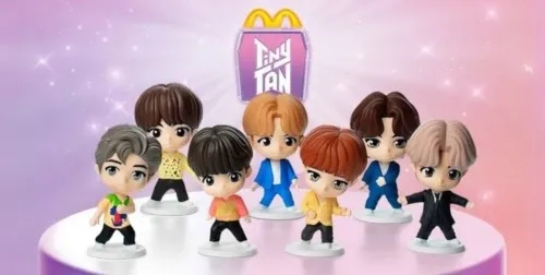McDonald’s aposta no K-pop: McLanche Feliz traz bonecos exclusivos do TinyTAN