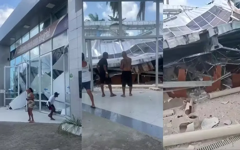 Teto de santuário desaba e deixa dois mortos no Recife; 22 pessoas estão feridas