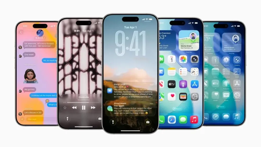 Apple lança iOS 26 com novo visual e ferramentas de inteligência artificial