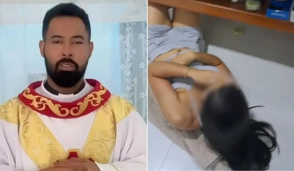 Padre é investigado após ser flagrado com noiva de fiel em casa paroquial; CONFIRA VÍDEO
