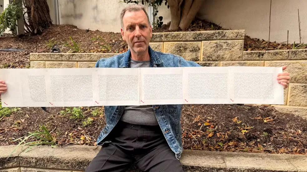 Homem tem o nome mais longo do mundo: 2.253 palavras