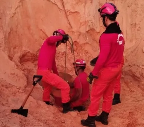 Tragédia em Gilbués: corpo de homem soterrado é encontrado após mais de 24 horas de buscas
