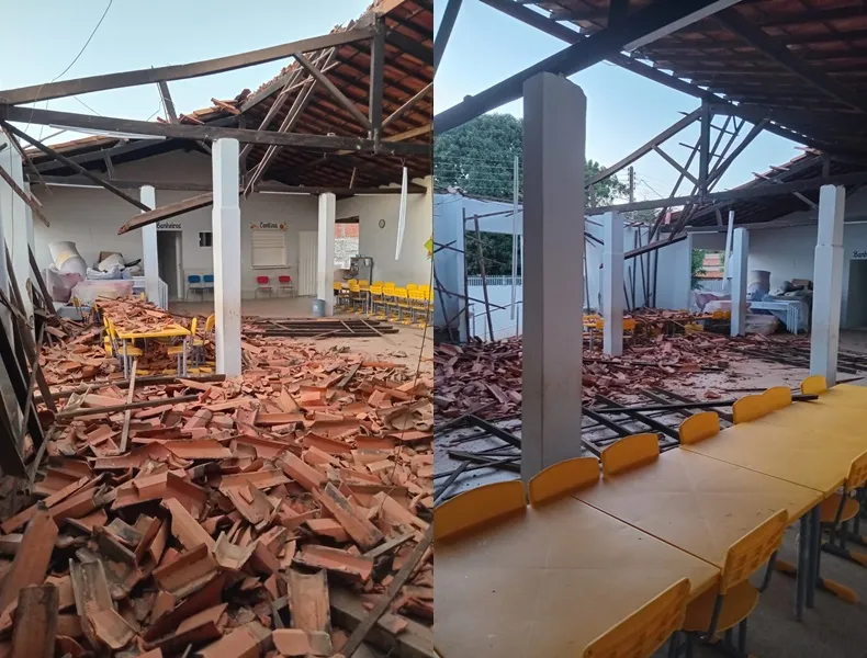 Creche desaba no Piauí e expõe abandono da educação infantil