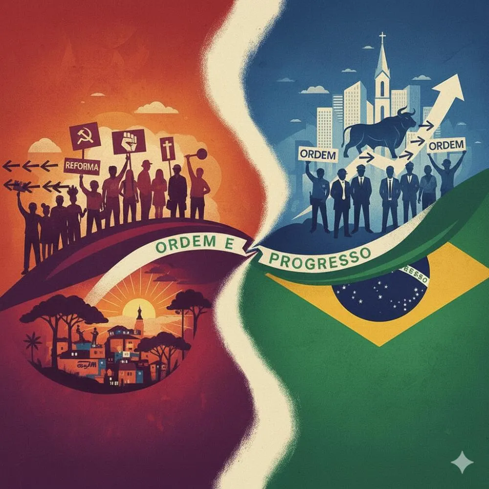 Brasil: 35% se dizem de direita; esquerda fica em 22%