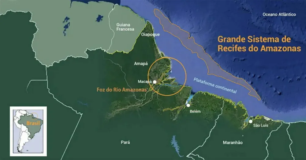 Vazamento interrompe perfuração da Petrobras na Foz do Amazonas