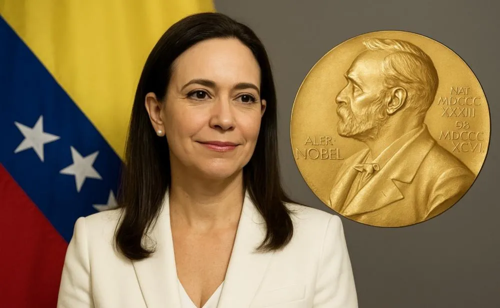 Corina Machado, o Nobel e a entrega simbólica da medalha a Trump: um gesto que fala mais do que palavras
