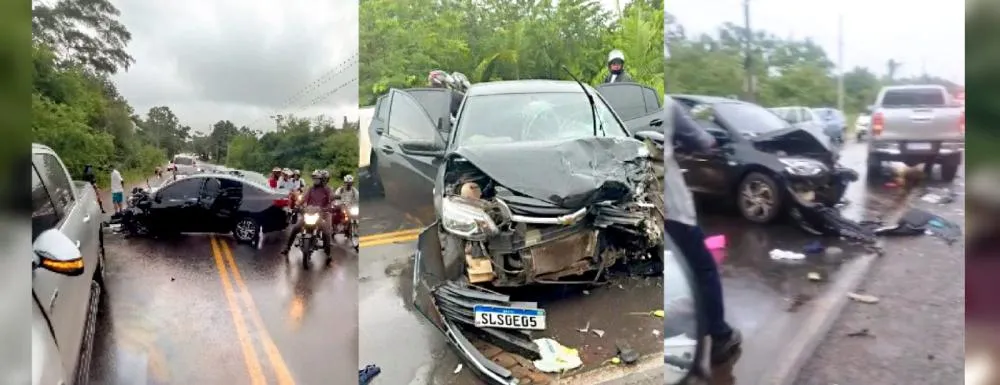 Imprudência anunciada: acidente filmado antes da batida expõe risco diário no trânsito de Teresina; veja vídeo
