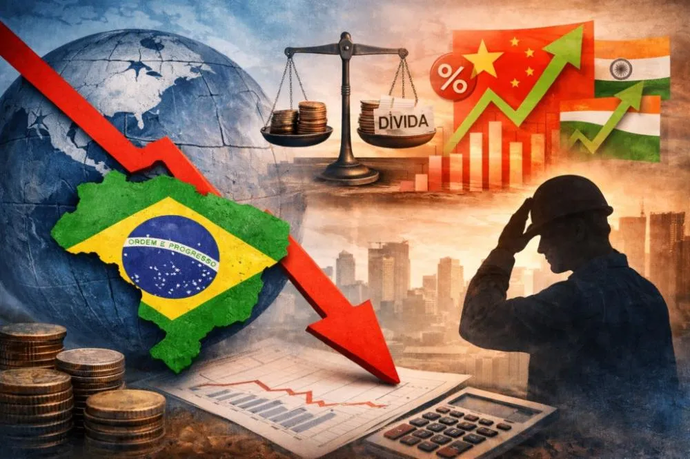 Sob governo Lula, participação do Brasil no PIB mundial cai ao menor nível em décadas