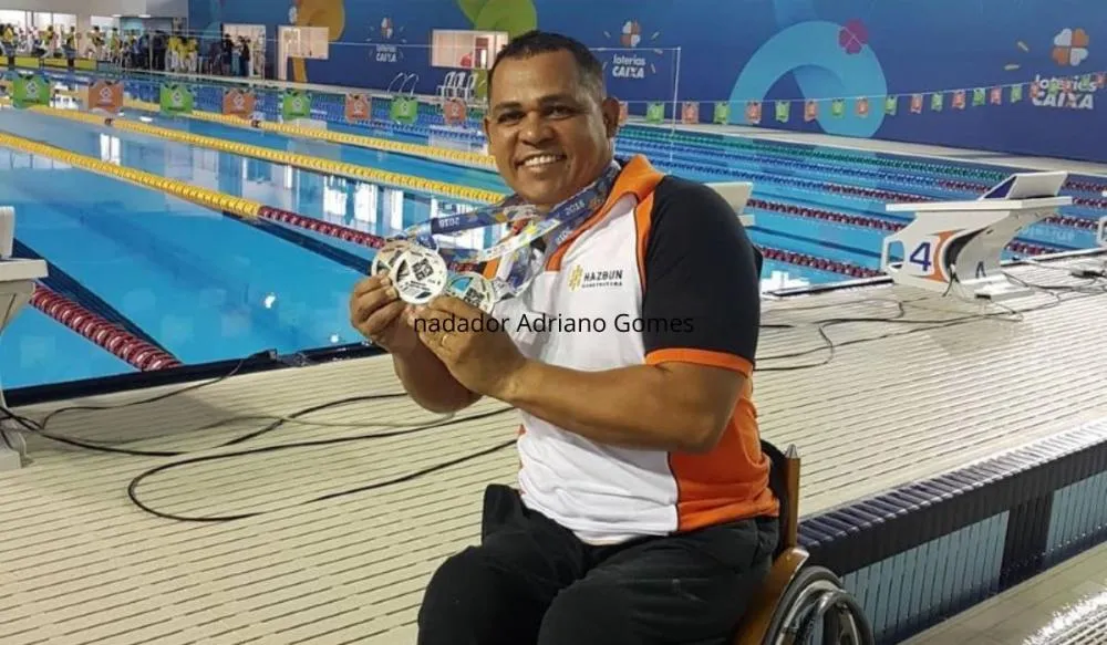 Morre Adriano Gomes de Lima, ícone da natação paralímpica brasileira, aos 52 anos