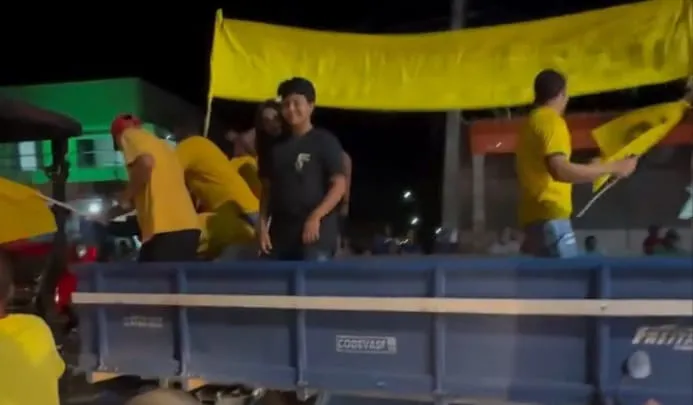 Abuso de poder e crime eleitoral no interior do Piauí: Candidato usa trator doado pela Codevasf em carreata