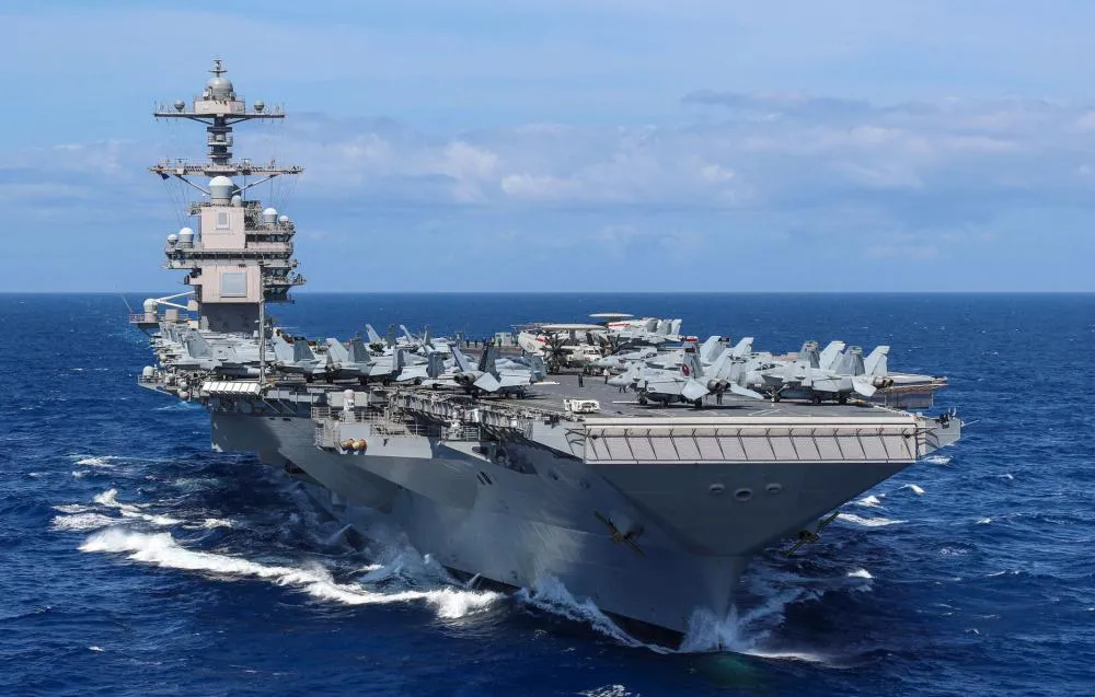 EUA reforçam presença militar no Oriente Médio com envio do USS Gerald R. Ford
