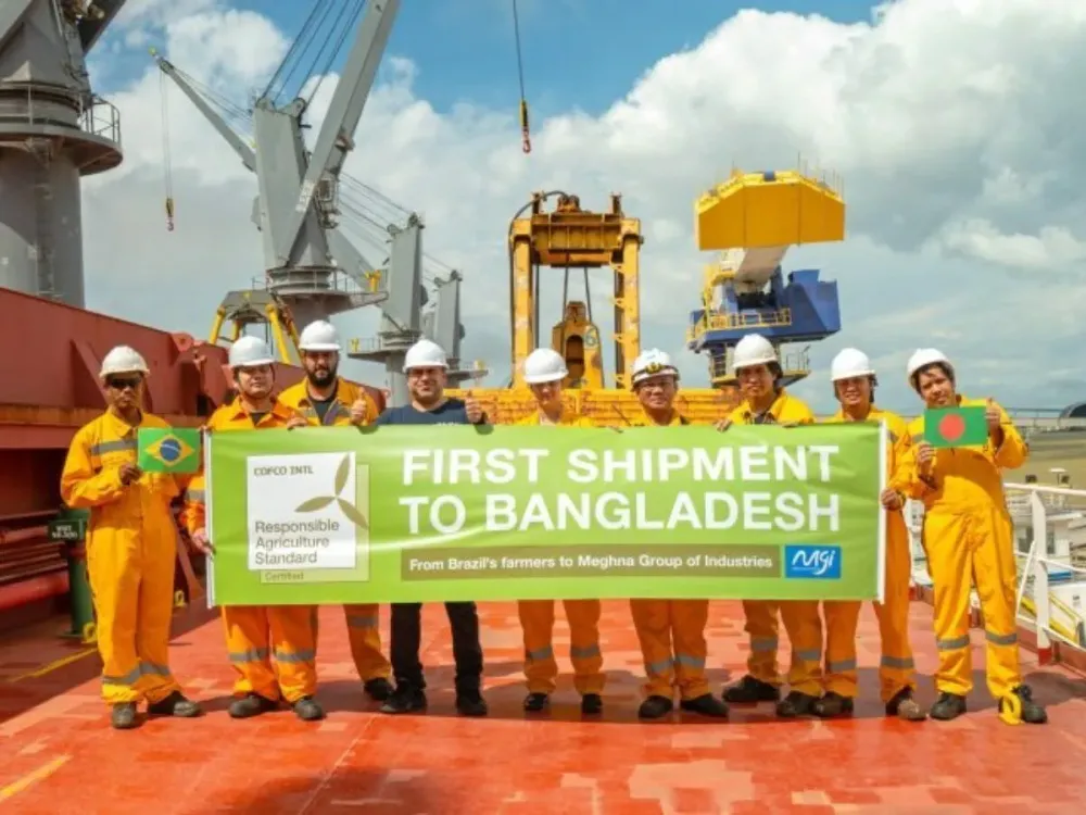 Soja brasileira sustentável chega a Bangladesh em venda histórica