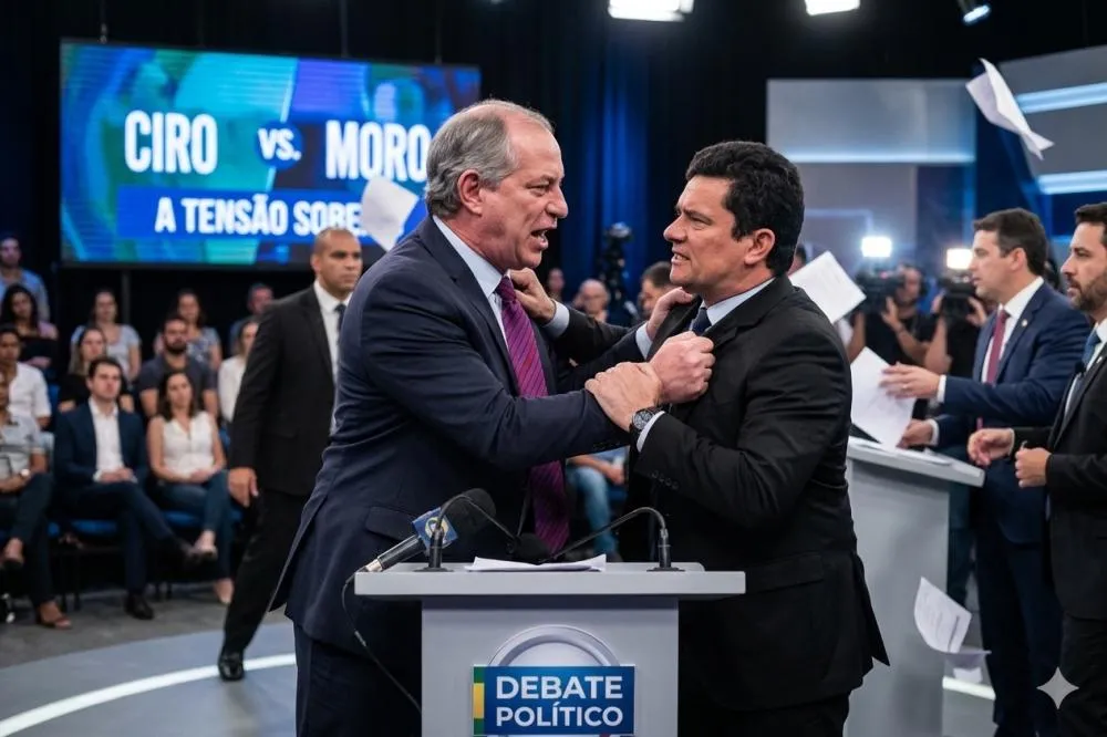 Moro chama Ciro Gomes de “bufão” e desafia ameaça durante visita a Sobral; veja vídeo