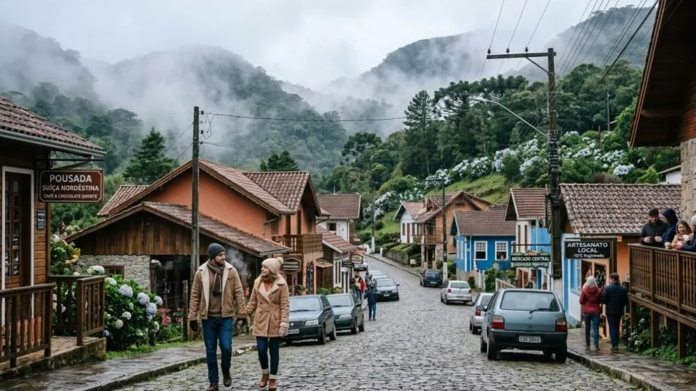 Guaramiranga, a “Suíça Nordestina”: a cidade do Ceará onde o frio chega a 10°C e o Nordeste parece Europa