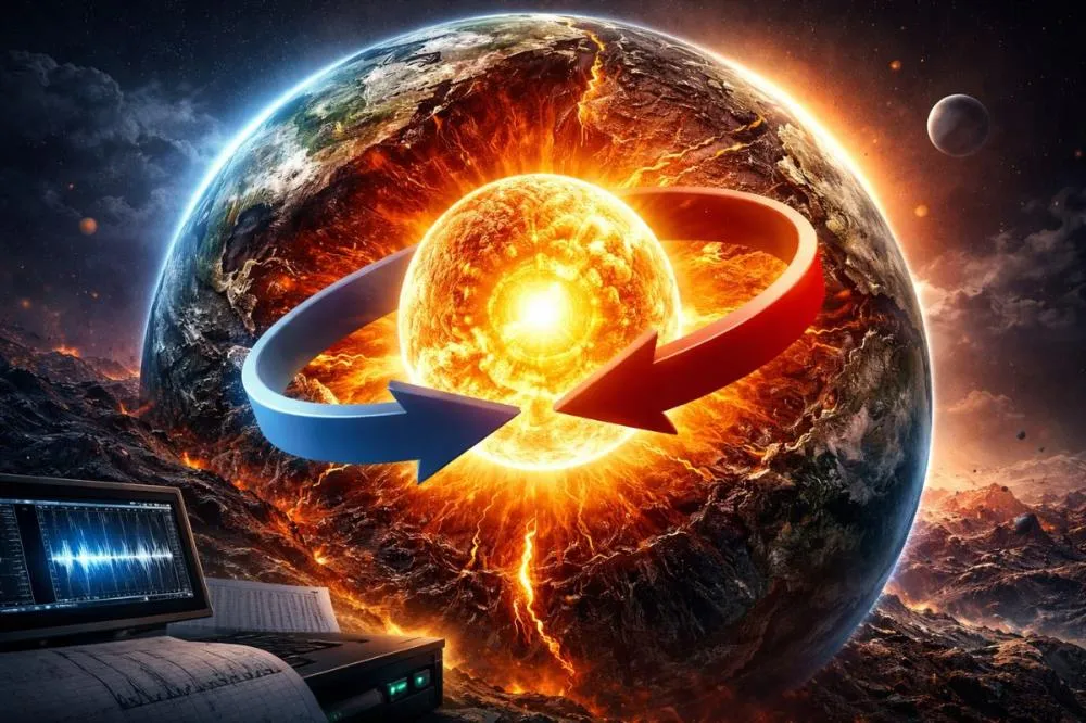 Cientistas dizem que núcleo da Terra pode ter parado e iniciado rotação reversa