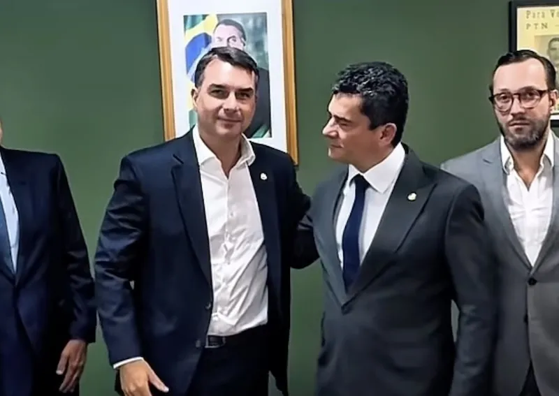 Flávio Bolsonaro e Sergio Moro selam aliança para 2026 e reforçam projetos eleitorais