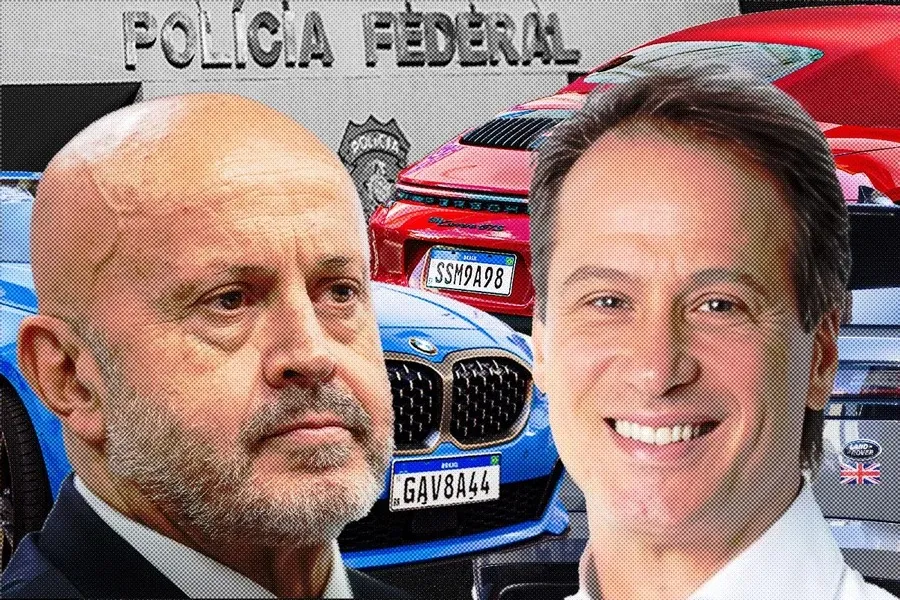 Supercarros do Careca do INSS e de Camisotti vão a leilão por ordem do STF