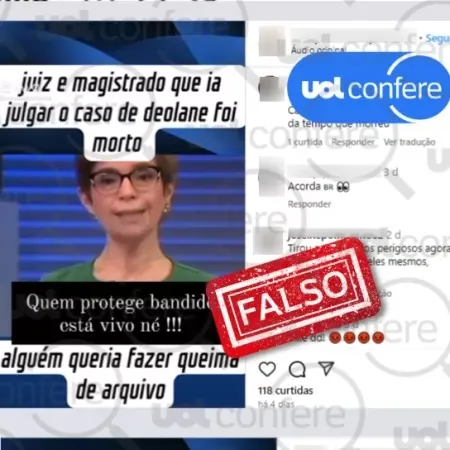 É mentira que o juiz do caso Deolane Bezerra tenha sido assassinado em Jaboatão dos Guararapes