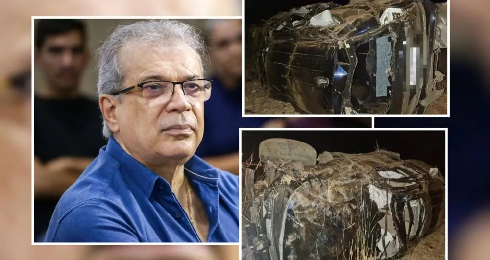 João Vicente Claudino sofre grave acidente de carro no interior do Piauí, mas está fora de perigo