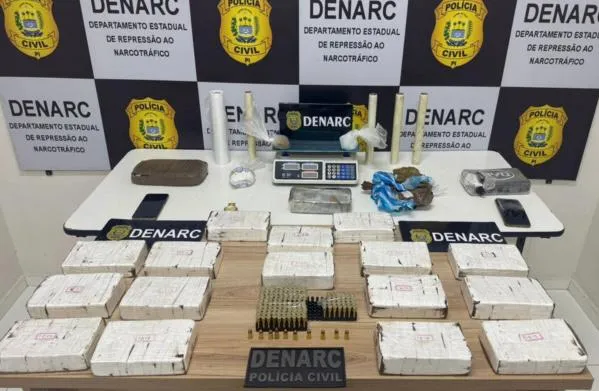 Polícia apreende 20 kg de cocaína em Teresina e prende suspeito em operação estratégica