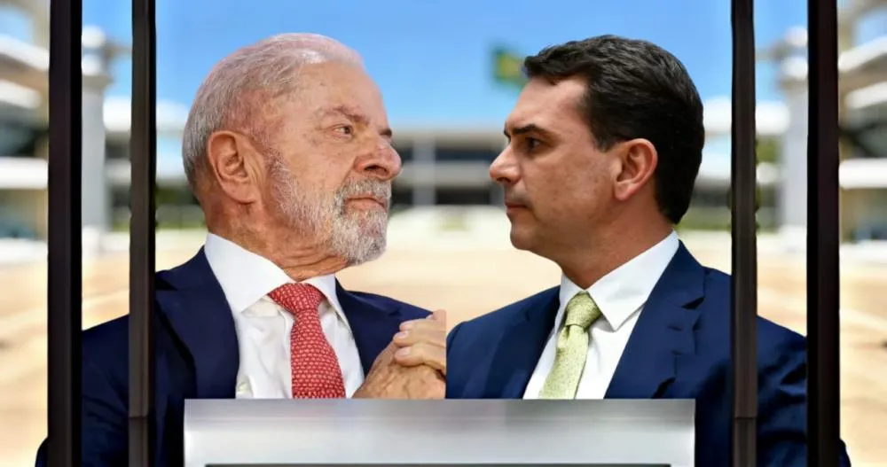 Flávio Bolsonaro encosta em Lula já no primeiro turno