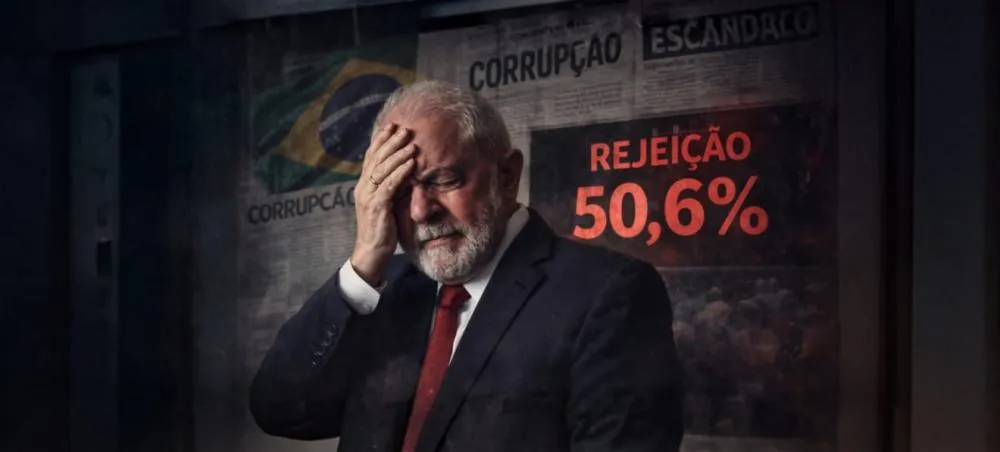 Lula lidera rejeição nacional e enfrenta desgaste recorde