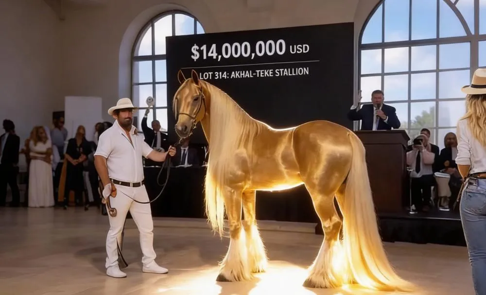 O cavalo de ouro que nunca passou pelo leilão