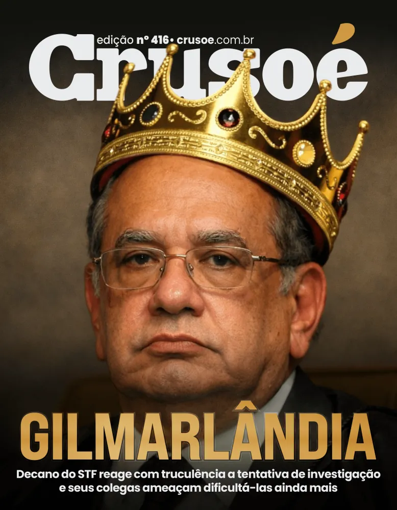 Capa de Crusoé: Gilmarlândia