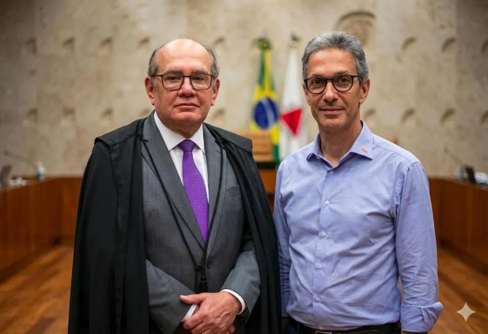 Gilmar Mendes aciona Alexandre de Moraes e pede investigação contra Zema no STF