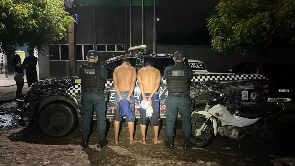Grupo foge da PM, mas quatro adolescentes são apreendidos em Piripiri