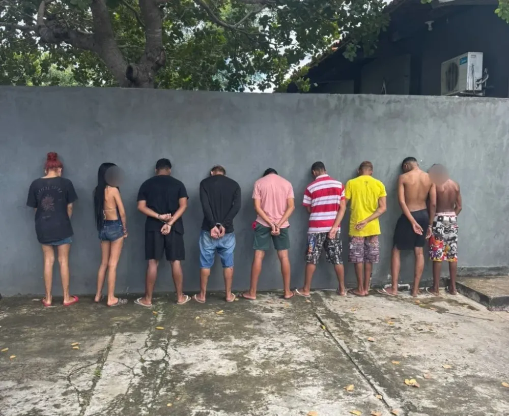 Nove envolvidos em sequestro de motorista por app são capturados no Piauí 
