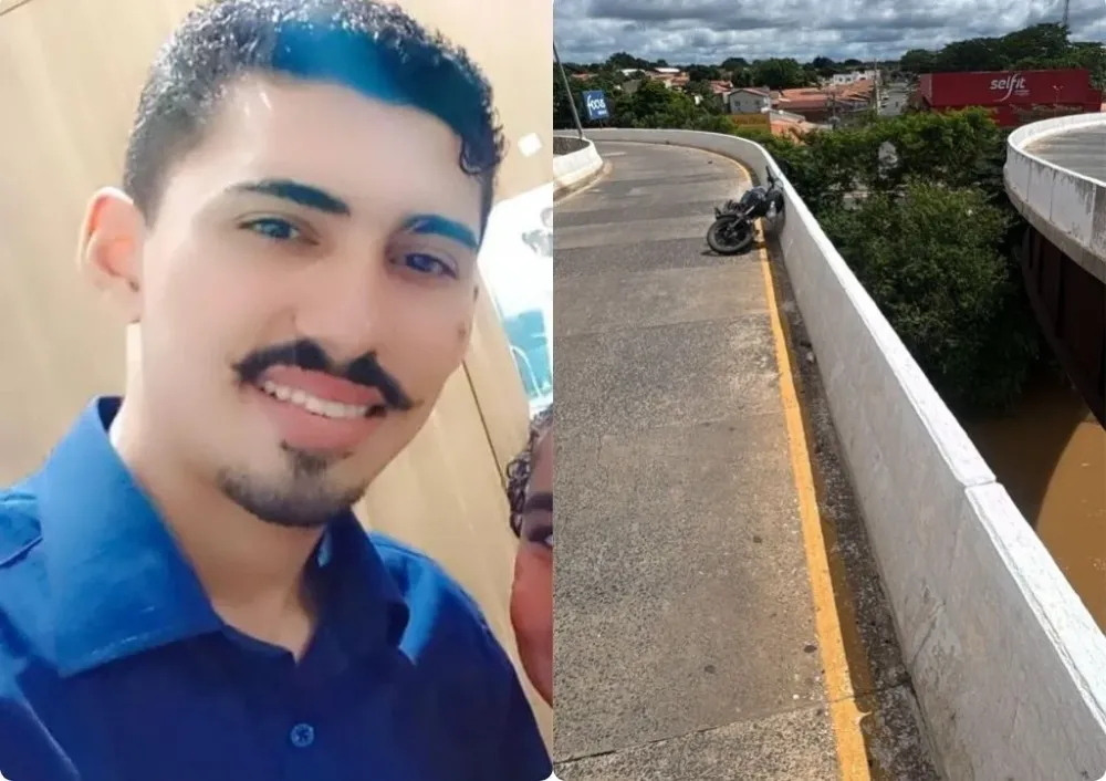 Motociclista desaparece após cair da Ponte da Amizade no Parnaíba