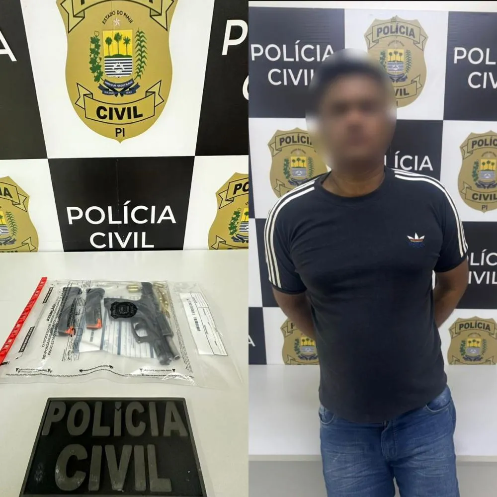 Suspeito tenta esconder pistola ao ver polícia, mas acaba preso na zona sul