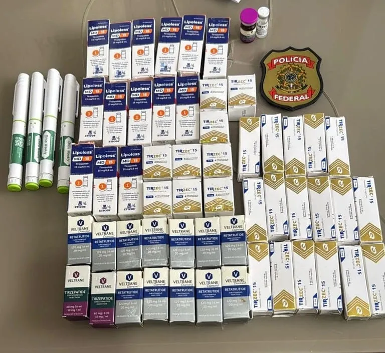 PF deflagra Operação Falso Clique e apreende medicamentos emagrecedores contrabandeados em Teresina