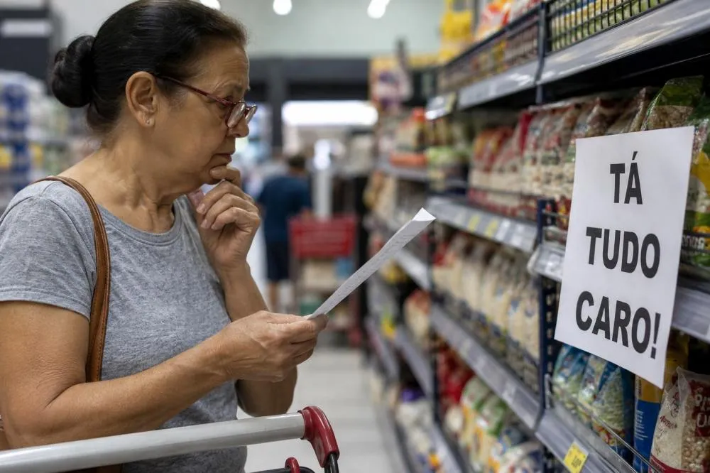 Inflação desacelera no papel, mas brasileiro continua sofrendo com preços altos