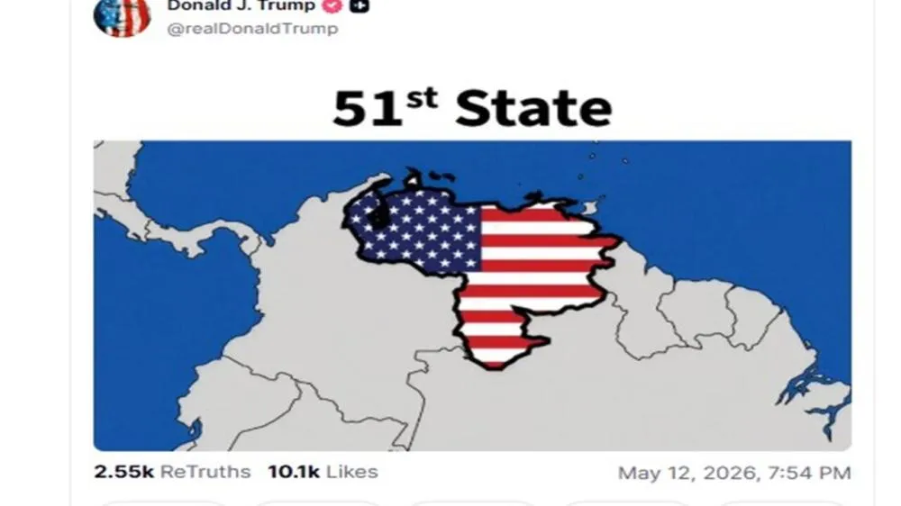 Trump sugere Venezuela como “51º estado” dos EUA