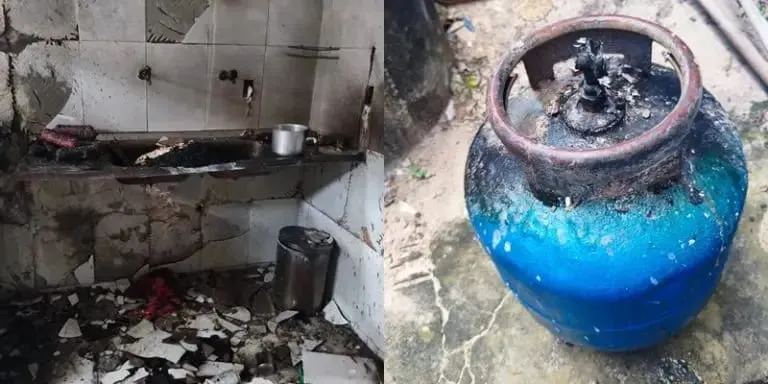 Incêndio após vazamento de gás em escola no Ilha Grande do Piauí