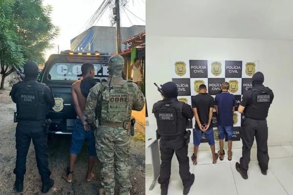 Polícia Civil cumpre mandados e prende investigados por roubos em Teresina