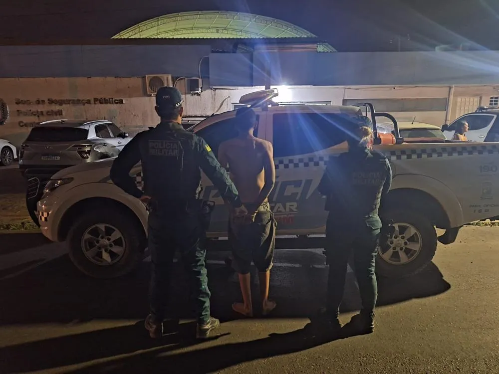 Polícia Militar prende suspeito de violência contra a própria mãe em Jaicós